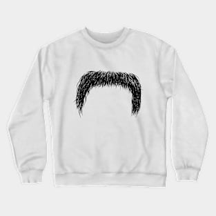 Willrow Hood Moustache Light Brown Tone Crewneck Sweatshirt